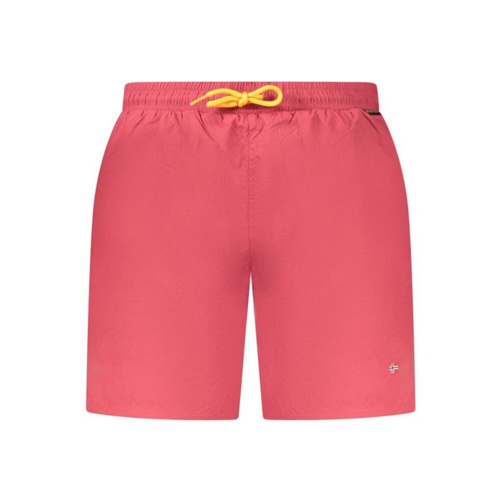 Napapijri Rosso Poliammide Men's Swim Men's Boxer